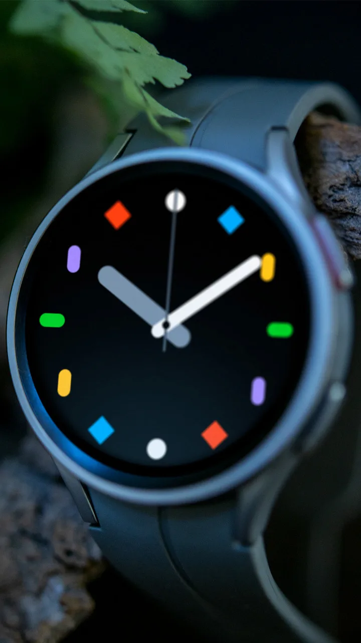 wes21 colorful watch face for wear os