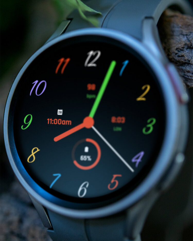 wes25 colorful watchface premium